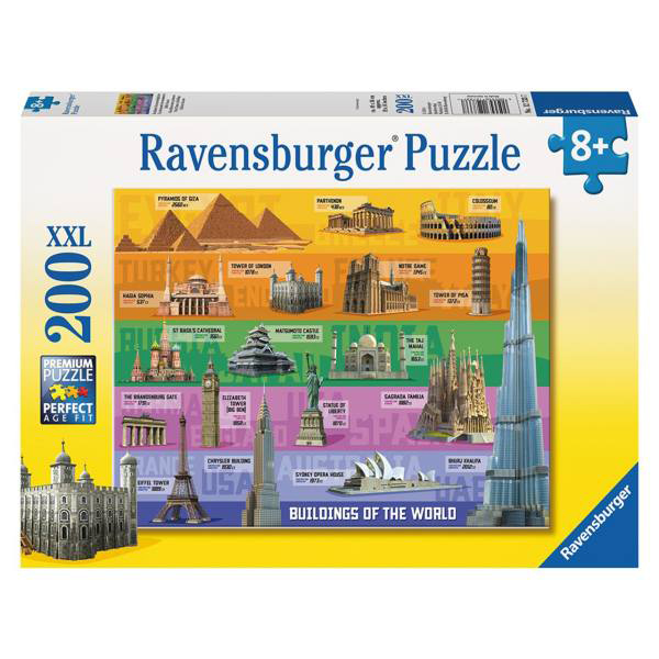 پازل 200 تکه راونزبرگر طرح Buildings of the world کد 127337