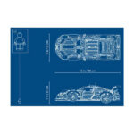 لگو تکنیک مدل Porsche 911 RSR کد 42096
