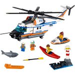 لگو سری City مدل Coast Guard Heavy-Duty Rescue Helicopter 60166