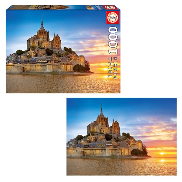 پازل 1000 تکه ادوکا مدل MONT SAINT MICHEL, FRANCE