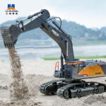 ماشین بازی کنترلی هوینا مدل 1592 RC Excavator Chain