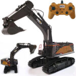ماشین بازی کنترلی هوینا مدل 1592 RC Excavator Chain