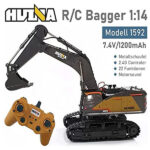 ماشین بازی کنترلی هوینا مدل 1592 RC Excavator Chain