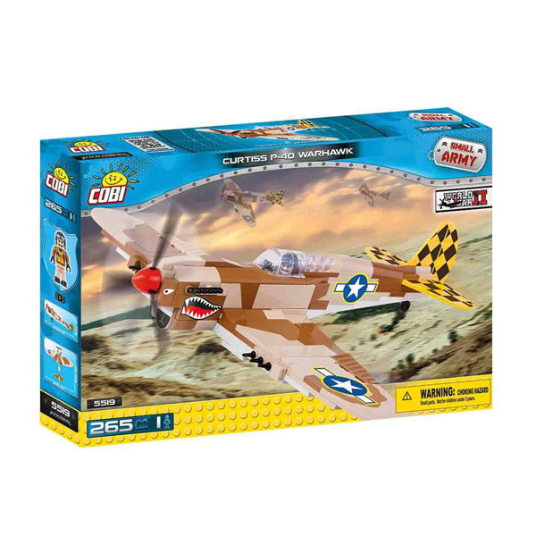 لگو-کوبی-مدل-smallarmy-Curtiss-P-40k-Warhawk-l-Lego_1