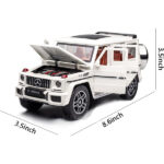 ماکت ماشین چه ژی بنز عقب کش مدل G-class G63 مقیاس 1:24