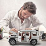 ماکت ماشین چه ژی بنز عقب کش مدل G-class G63 مقیاس 1:24