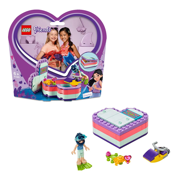 لگو سری فرندز مدل Emma’s Summer Heart Box کد 41385