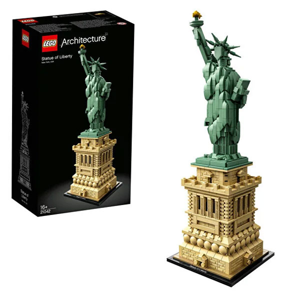 Statue-of-Liberty لگو سری آرشیتکت مدل Statue of Liberty کد 21042