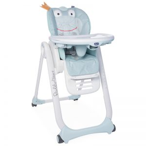 صندلی غذای کودک آبی چیکو مدل  Polly 2 Start Baby Froggy