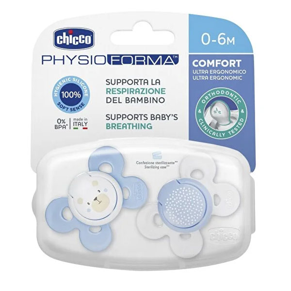 ست دو عددی پستانک چیکو مدل Physio Comfort 2