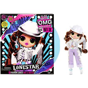 عروسک LOL Surprise OMG Remix Lonestar Fashion Doll با 25 سورپرایز