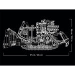 لگو تکنیک مدل App-Controlled Cat D11 Bulldozer کد 42131