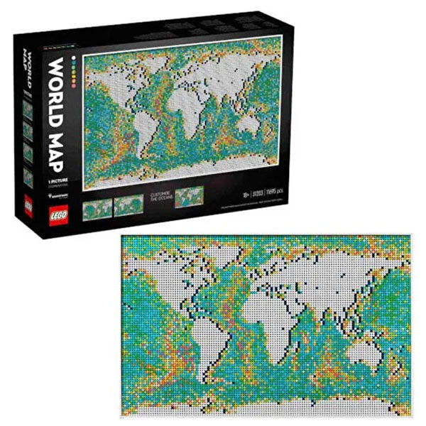 لگو سری آرت مدل World Map کد 31203