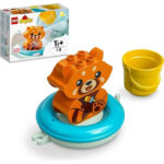 لگو سری دوپلو مدل Bath Time Fun Floating Red Panda کد 10964