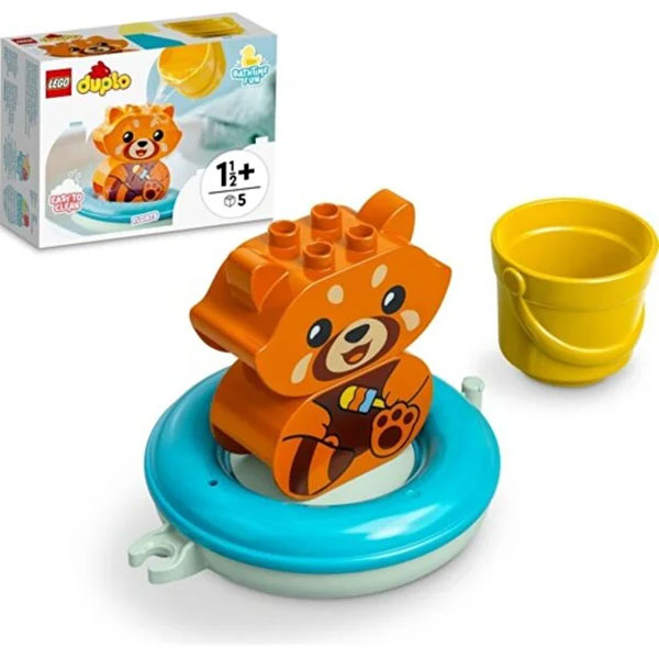 لگو سری دوپلو مدل Bath Time Fun Floating Red Panda کد 10964