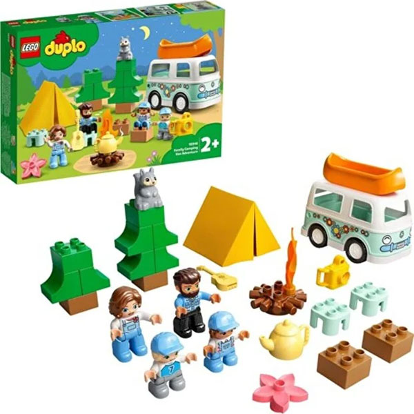 لگو سری دوپلو مدل Family Camping Van Adventure کد 10946