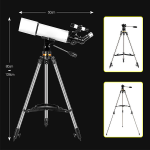 تلسکوپ زیتازی مدل F50080