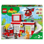 لگو سری دوپلو مدل Fire Station & Helicopter کد 10970