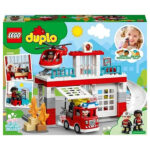 لگو سری دوپلو مدل Fire Station & Helicopter کد 10970