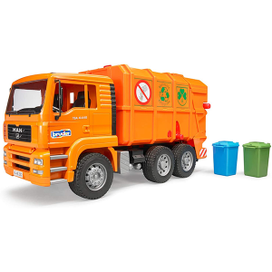ماشین بازی برودر مدل کامیون حمل زباله اسکانیا