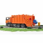 ماشین بازی برودر مدل کامیون حمل زباله اسکانیا