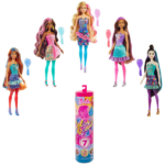 عروسک باربی سوپرایزی نورانی مدل Color Reveal کد Gwc58
