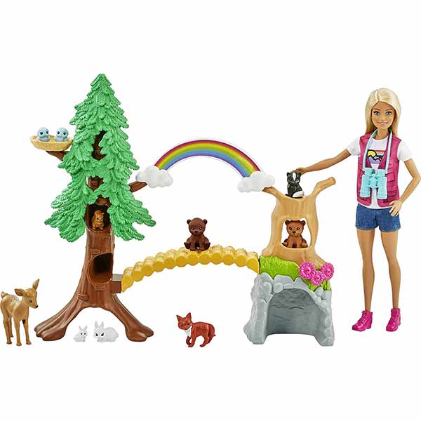 عروسک باربی توریست Barbie Tropical Living Guide Doll
