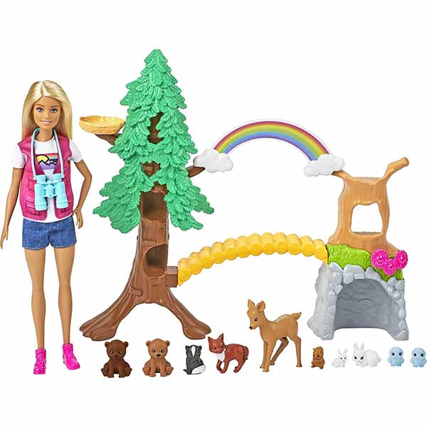 عروسک باربی توریست Barbie Tropical Living Guide Doll