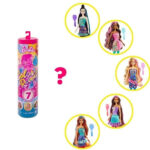 عروسک باربی سوپرایزی نورانی مدل Color Reveal کد Gwc58