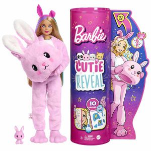 عروسک باربی مدل خرگوش Barbie Cutie Reveal Rabbit Doll Toy