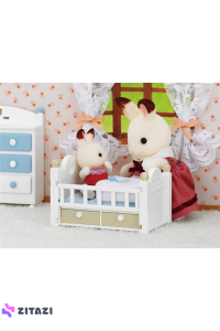 نوزاد و تخت خرگوش گوش شکلاتی 5017