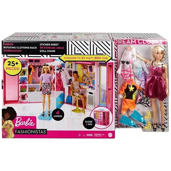 New Project - 2026-06-07T152417.844 عروسک باربی مدل Barbie's Dream Wardrobe Playset کد GBK10