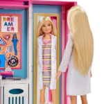 عروسک باربی مدل Barbie's Dream Wardrobe Playset کد GBK10