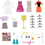 عروسک باربی مدل Barbie's Dream Wardrobe Playset کد GBK10