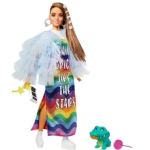 عروسک باربی مدل Extra Frilled Jacket Fashion کد Gyj78