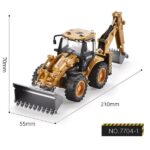 ماکت ماشین هوینا مدل Back Hoe Loader کد 1704