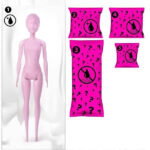 عروسک باربی سورپرایزی مدل Barbie Color Reveal کد GTR96