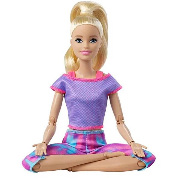 عروسک باربی مدل Barbie made to move کد GXF04