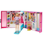 عروسک باربی مدل Barbie's Dream Wardrobe Playset کد GBK10