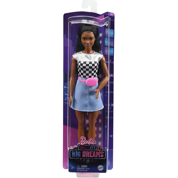 عروسک باربی مدل Big City Big Dreams Charming Dolls Black MATTEL