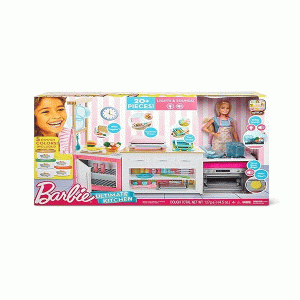 عروسک باربی مدل Mattel Barbie's Kitchen World Play Set
