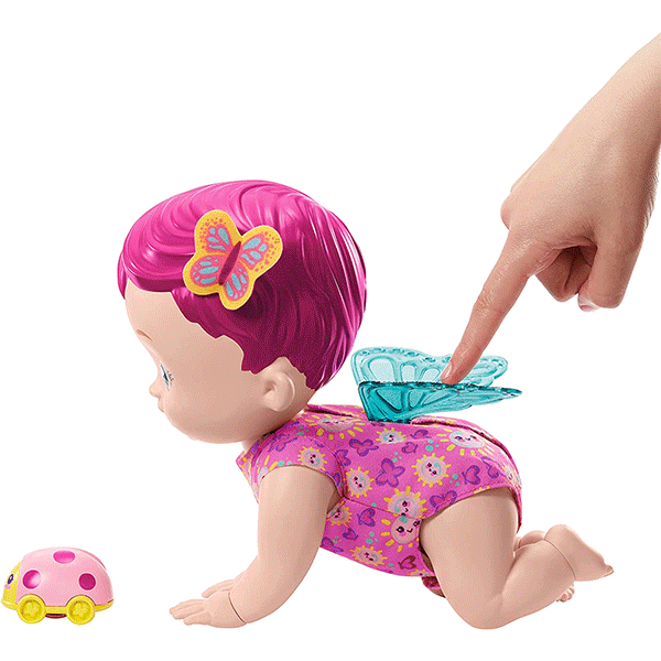 عروسک بیبی مای گاردن Butterfly Crawling MATTEL