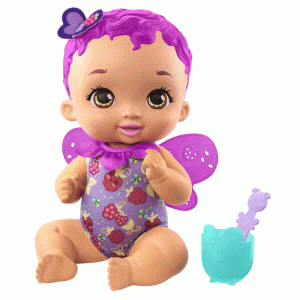 عروسک بیبی مای گاردن مدل Mattel My Garden Baby First Butterfly Baby Mealtime