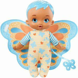 عروسک بیبی مای گاردن مدل Mattel My Garden Butterfly Baby Blue