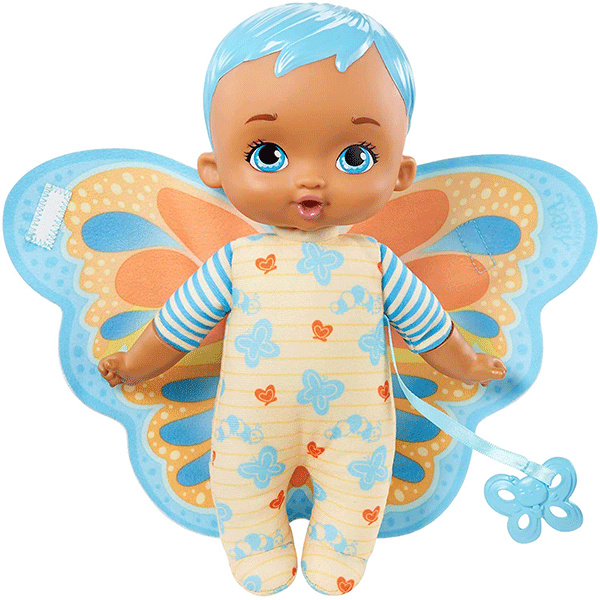 عروسک بیبی مای گاردن مدل Mattel My Garden Butterfly Baby Blue