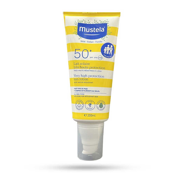 لوسیون ضد آفتاب 200 میلی لیتر موستلا مدل +SPF 50