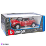 ماکت ماشین مینی کوپر Burago مدل 1:18 (1969) Mini Cooper