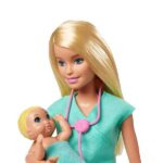 عروسک باربی متخصص اطفال مدل Pediatrician کد GKH23 05