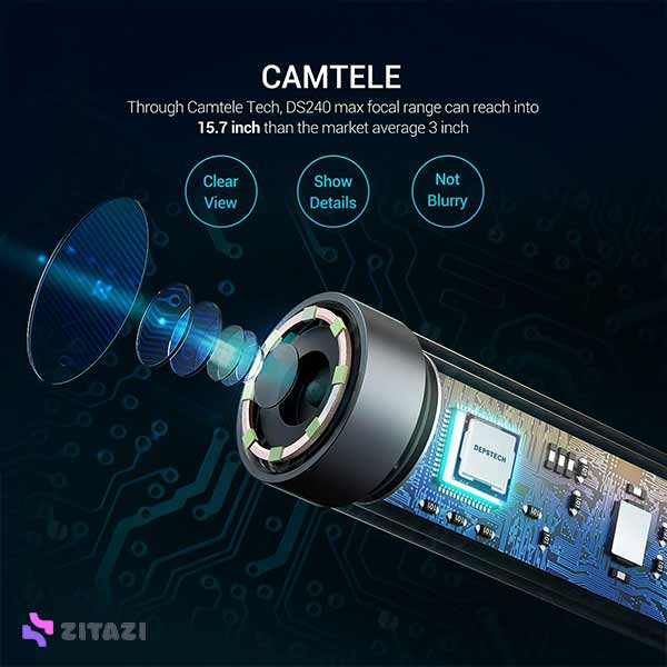 دوربین آندوسکوپی قابل حمل Portable Endoscope LCD Screen, Industrial Inspection Camera with 6 Adjustable LED