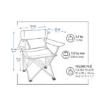 صندلی کمپینگ تاشو کچوا سایز Quechua Folding Camping Chair XL